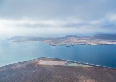 La Grasiosa, Kanarya Adaları 'ndaki manzara