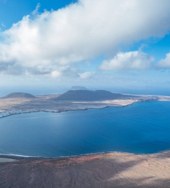 La Grasiosa, Kanarya Adaları 'ndaki manzara