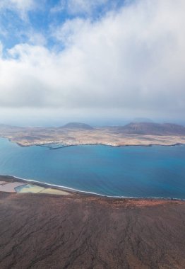 La Grasiosa, Kanarya Adaları 'ndaki manzara