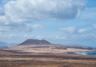 La Grasiosa, Kanarya Adaları 'ndaki manzara .