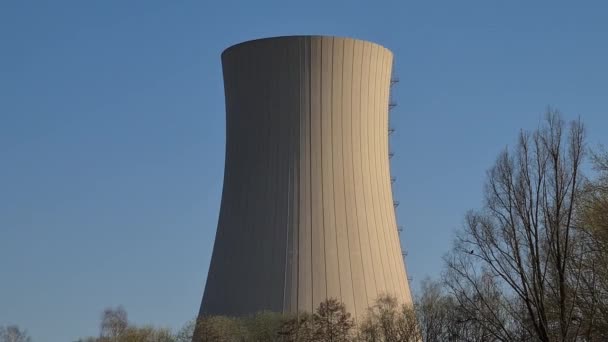 Nuclear Power Plant Pond — Stock Video