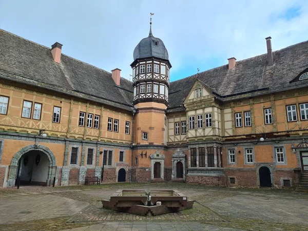 Det Gamle Slot Bevern Tyskland - Stock-foto