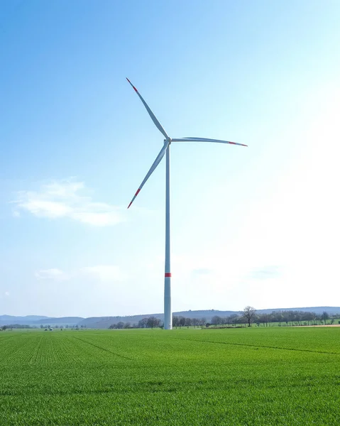 Windmill Blue Sky Sunshine — Stock Photo, Image