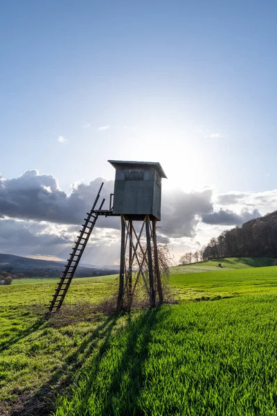 Country Landscape Sunshine Germany — Stock Photo, Image