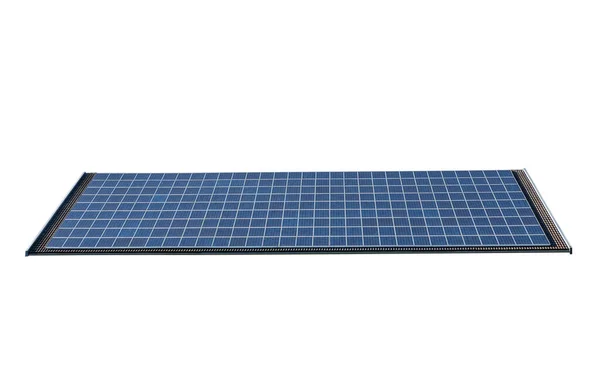 Solarmodul Auf Weißem Hintergrund Isoliert — Stockfoto