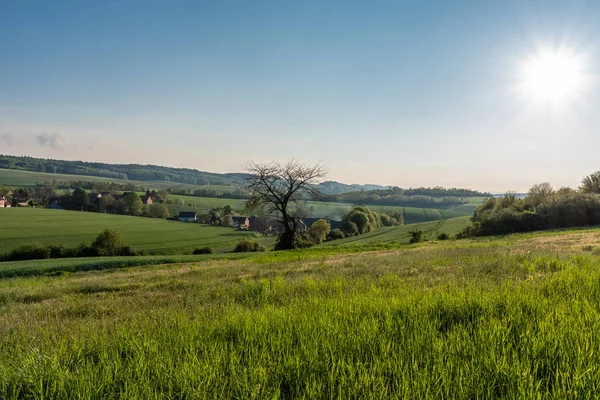 Country Landscape Sunshine Germany — Stock Photo, Image
