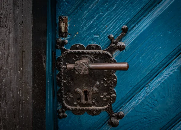 Винтажный Дверной Стук Старой Двери — стоковое фото