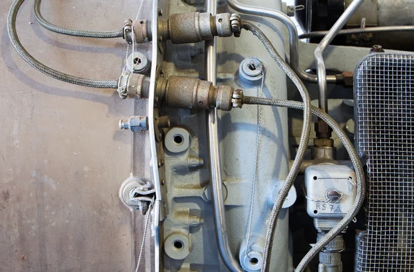 Partes mecânicas de um mecanismo antigo — Fotografia de Stock