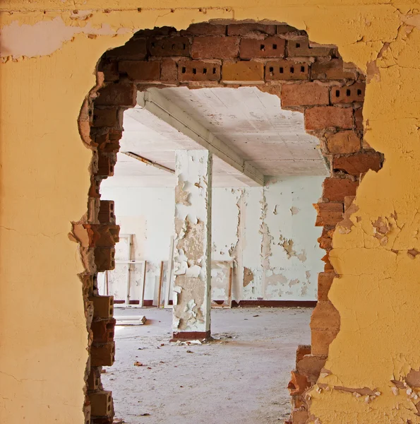 Old and abandoned room of the building — Stock Photo, Image