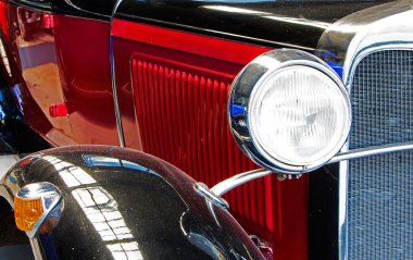 eski araba parçası yakın çekim