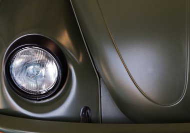 kahverengi eski araba parçası yakın çekim