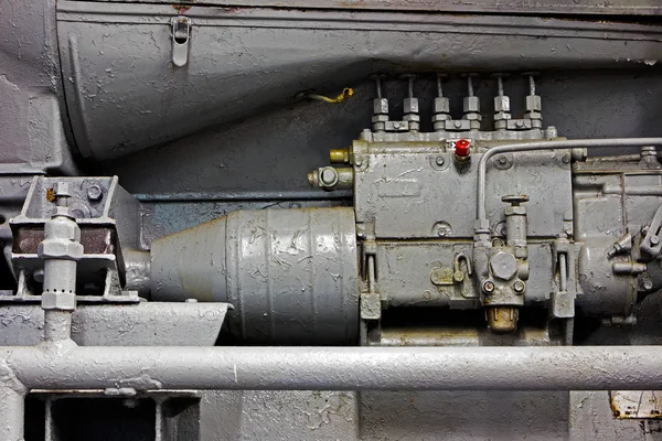机械零件的旧引擎 — 图库照片