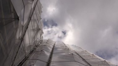 Ofis Hamburg gökyüzü karşı Binası