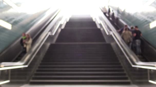 Stairs in the metro cities of Hamburg — Stock Video