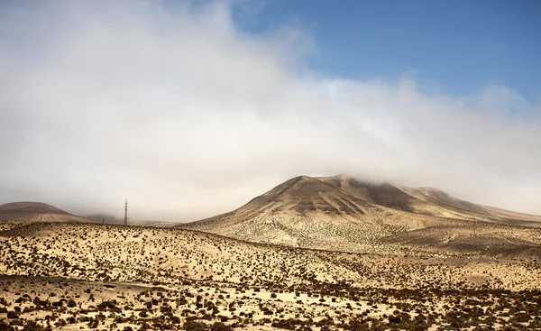 Montañas de arena de Fuerteventura en la zona Costa Calma — Foto de Stock