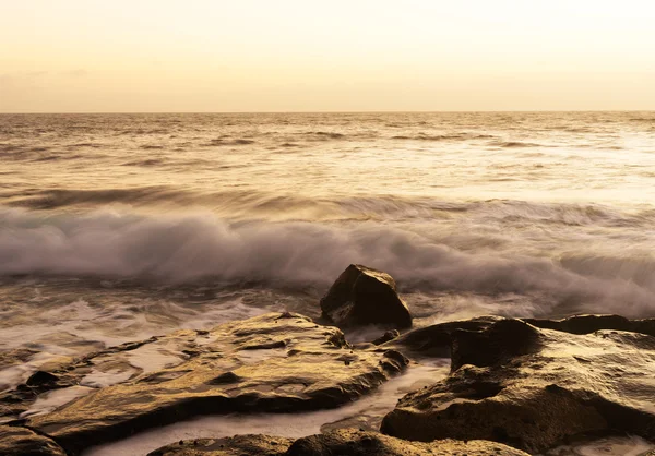 Deniz sörf La Pared Fuerteventura Tarih alanında buzlu — Stok fotoğraf