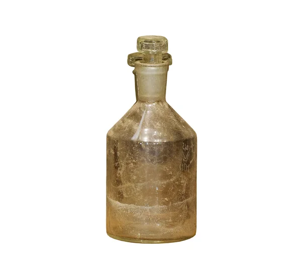 Leather liquor bottle Vintage Leather Liquor Bottle — Stock Photo