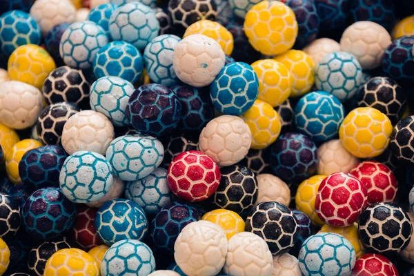 Toplar Yumurta Şeklinde Çiğnenebilir Parlak Renkler Çocuklar Yetişkinler Için Tatlılar — Stok fotoğraf