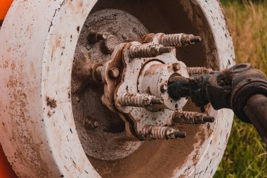 Bağlantı ekipmanları için traktör ve kardan şaftı, Haymaking sırasında traktör. 2020