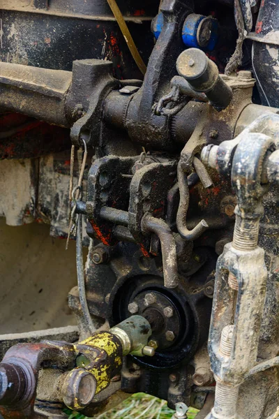 Bağlantı Ekipmanları Için Traktör Kardan Şaftı Haymaking Sırasında Traktör 2020 — Stok fotoğraf
