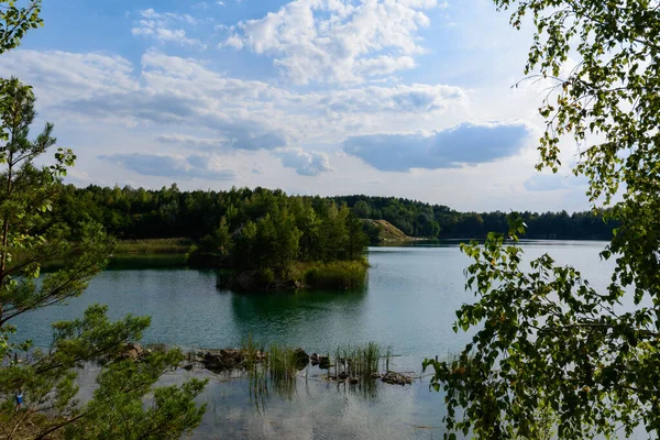 Ukrán Bazalttó Nyáron Egy Helyén Egy Kőbánya — Stock Fotó