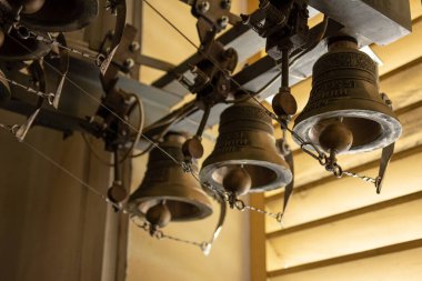 Dolyna, Ukrayna: Goshiv Manastırı 'nda Carillon, Aziz Tarikatı' nın Yunan Katolik Manastırı Büyük Basil, Dolyna bölgesindeki Goshov köyünde, Ivano-Frankivsk bölgesinde. Yeni