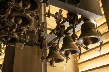 Dolyna, Ukrayna: Goshiv Manastırı 'nda Carillon, Aziz Tarikatı' nın Yunan Katolik Manastırı Büyük Basil, Dolyna bölgesindeki Goshov köyünde, Ivano-Frankivsk bölgesinde. Yeni