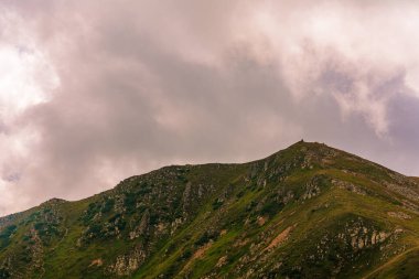 Görkemli Karpatlar, Ukrayna dağlarının tüm huzur ve sessizliği, güzelliği ve ihtişamı içinde. yeni