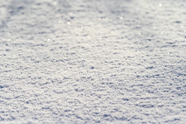 Estação Neve Flocos Neve Textura Neve Solta Seca Novo — Fotografia de Stock