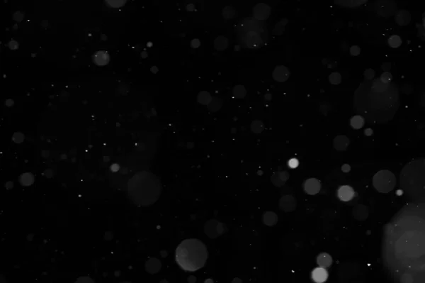 Fallende Schneeflocken Auf Dem Nachthimmel Hintergrund Isoliert Für Die Postproduktion — Stockfoto
