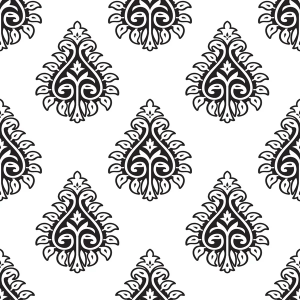 Seamless Damask Pattern — Stock Vector