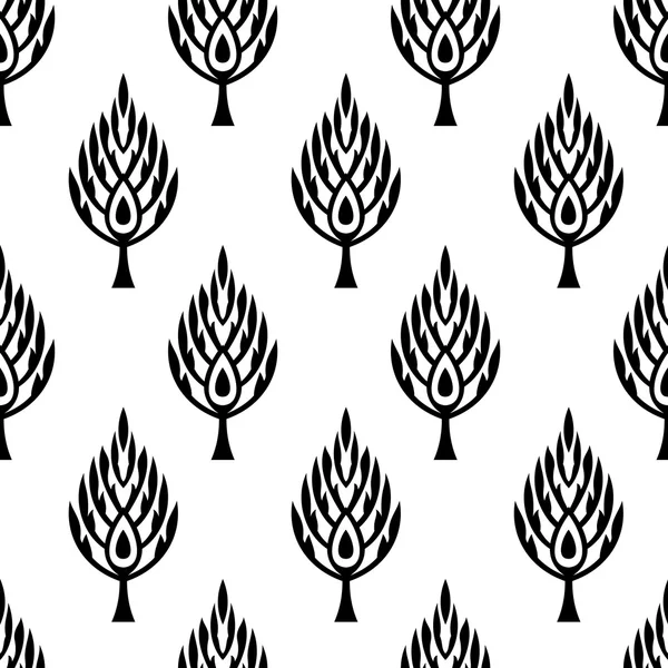 Seamless leaf pattern — Stock Vector