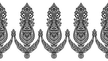 Kusursuz vektör süslemeli sınır tasarımı