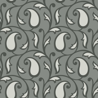 Geleneksel dikişsiz Asya desenli desen tasarımı