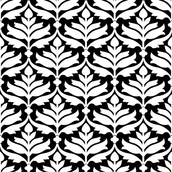 Seamless Vector Damask Pattern Design — Stock Vector