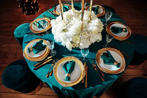 Beautiful Wedding Day Decoration Table — Stock Photo, Image
