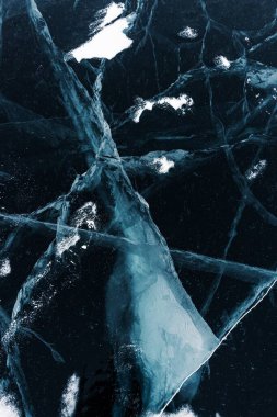 Baykal gölünde buz. Kışın çok güzel buz kırılır..