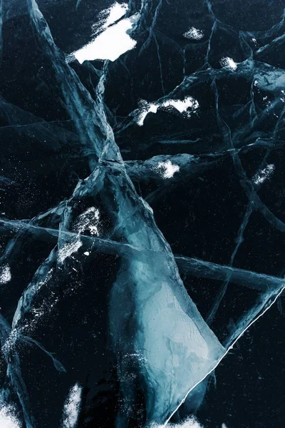 Baykal gölünde buz. Kışın çok güzel buz kırılır..