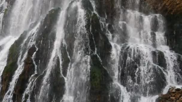 Aladaglar Národní park vodopády close-up — Stock video