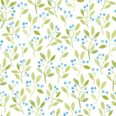 Suluboya kusursuz desen