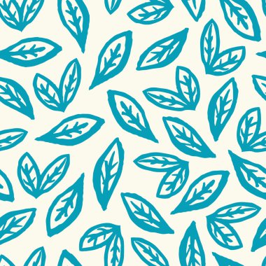 Sorunsuz şık yaprakları desen