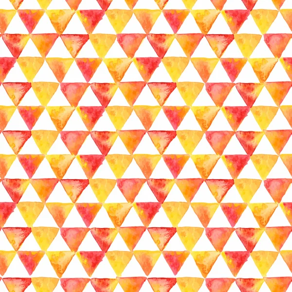 Sömlös akvarell geometriska mönster — Stock vektor