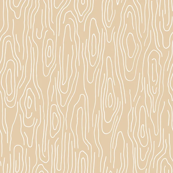 Textura de madera dibujada a mano sin costura — Vector de stock