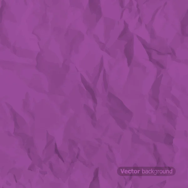 Textura de papel arrugado — Vector de stock