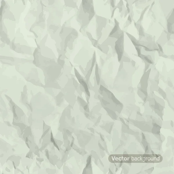 Sömlös skrynkligt papper textur — Stock vektor