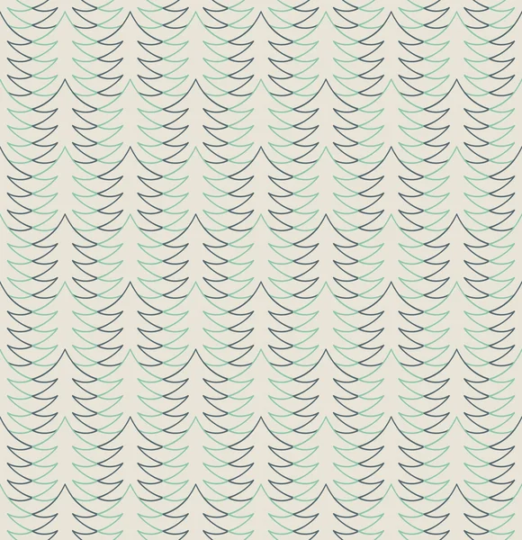 Nahtlos stilvolles Muster mit Weihnachtsbäumen — Stockvektor