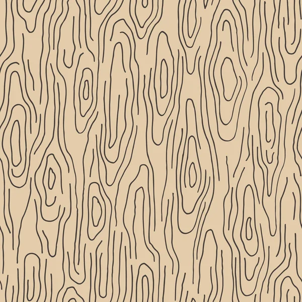 Seamless hand drawn wood texture — Stock Vector