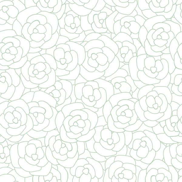 Όμορφο μοτίβο χωρίς ραφή με λουλούδια Εικονογράφηση Αρχείου