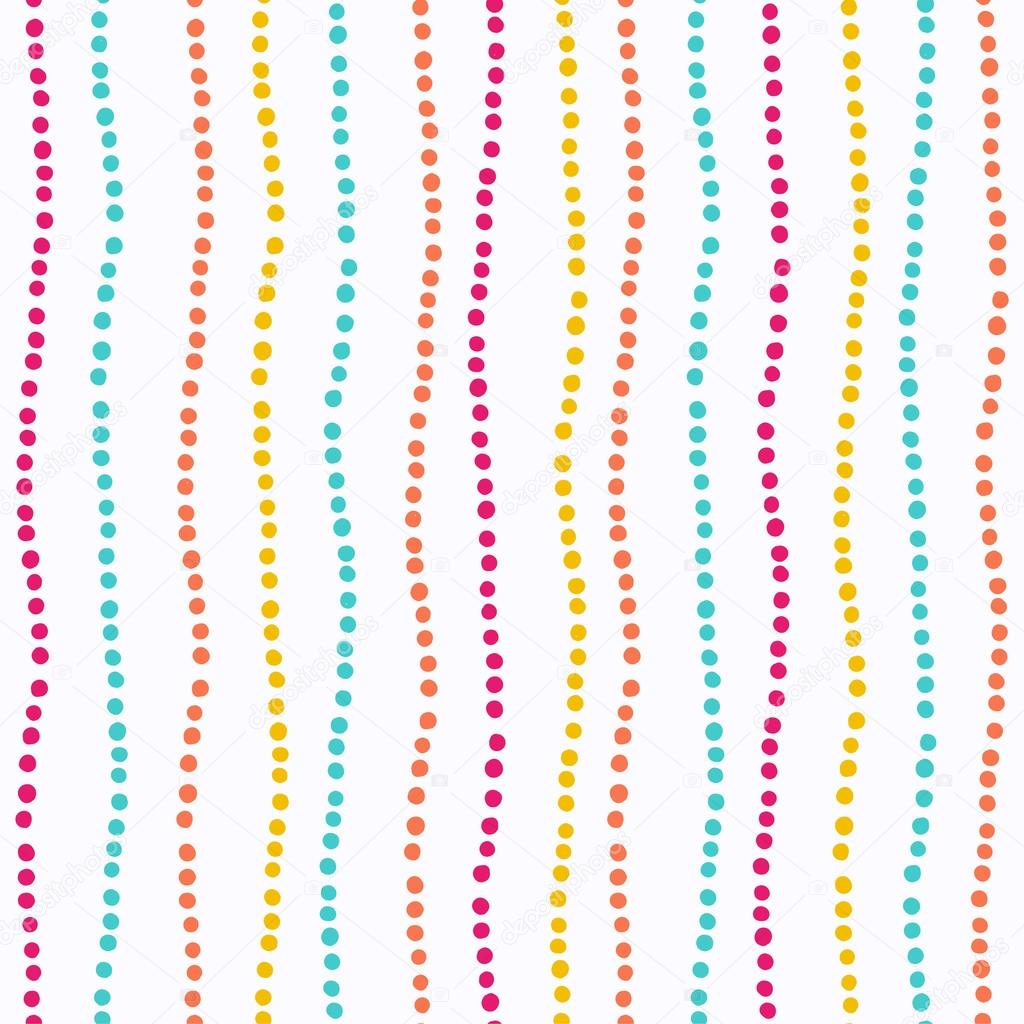 Seamless color pattern with dots 