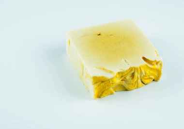 Hafif arkaplanda el yapımı mis kokulu sabun.. 